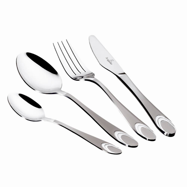 24-Piece Satin Finish Cutlery Set A
