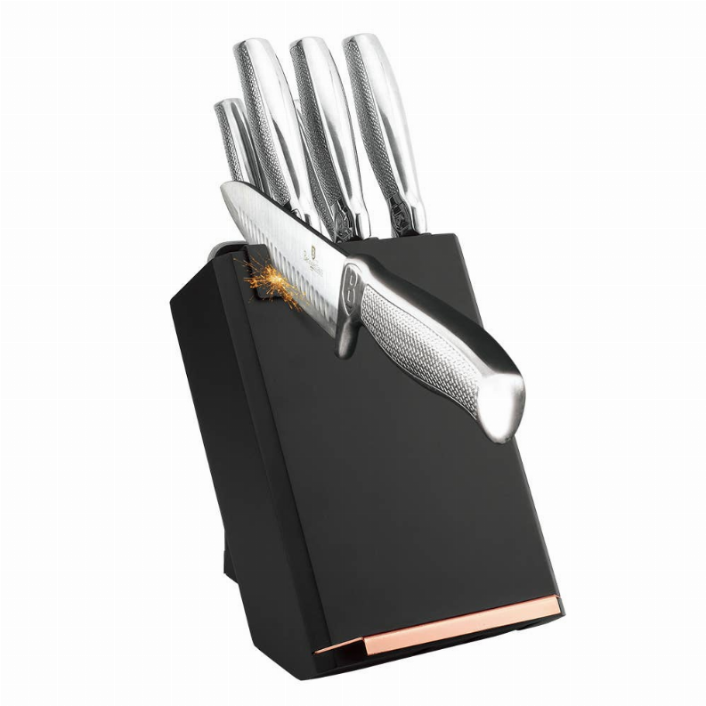 8-Piece Stainless Steel Knife Set w/ Stand