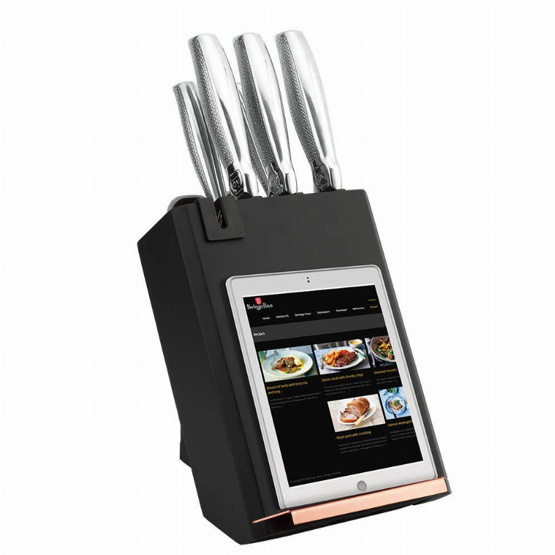 8-Piece Stainless Steel Knife Set w/ Stand