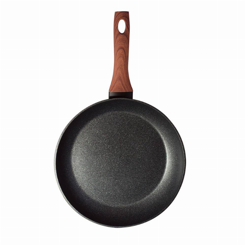 High End Stylish Frypan 10 1/4" w/ Protector-Ebony Rosewood