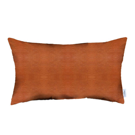Bohemian Vegan Faux Leather Throw Pillow Covers