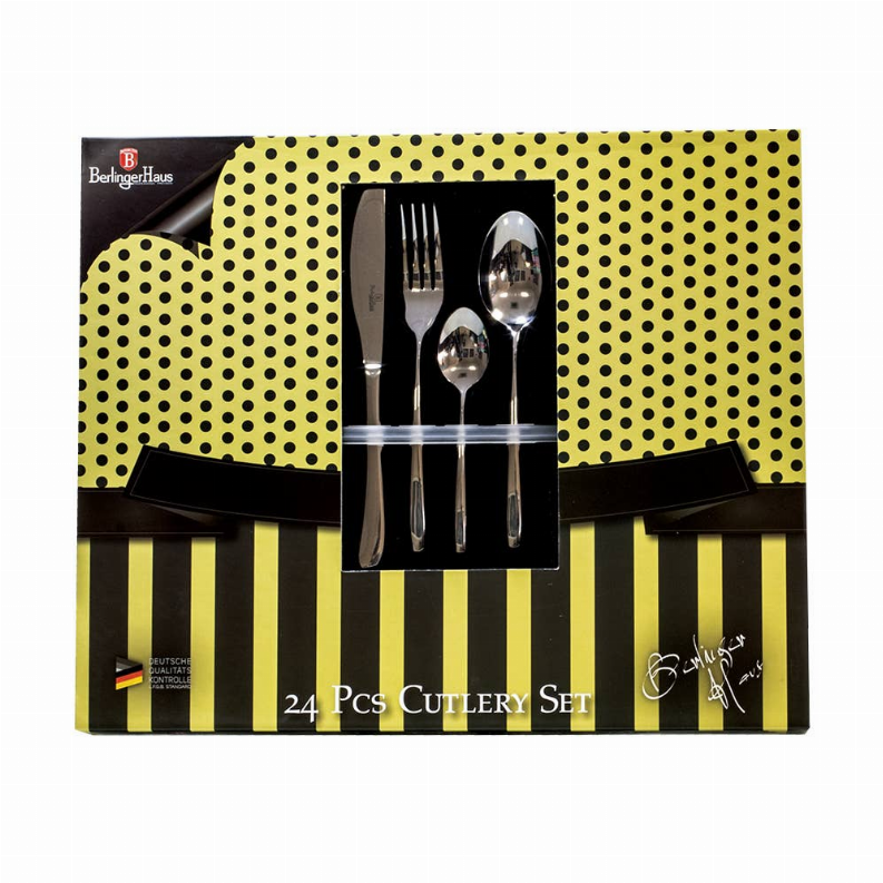 24-Piece Miror Finish Cutlery Set