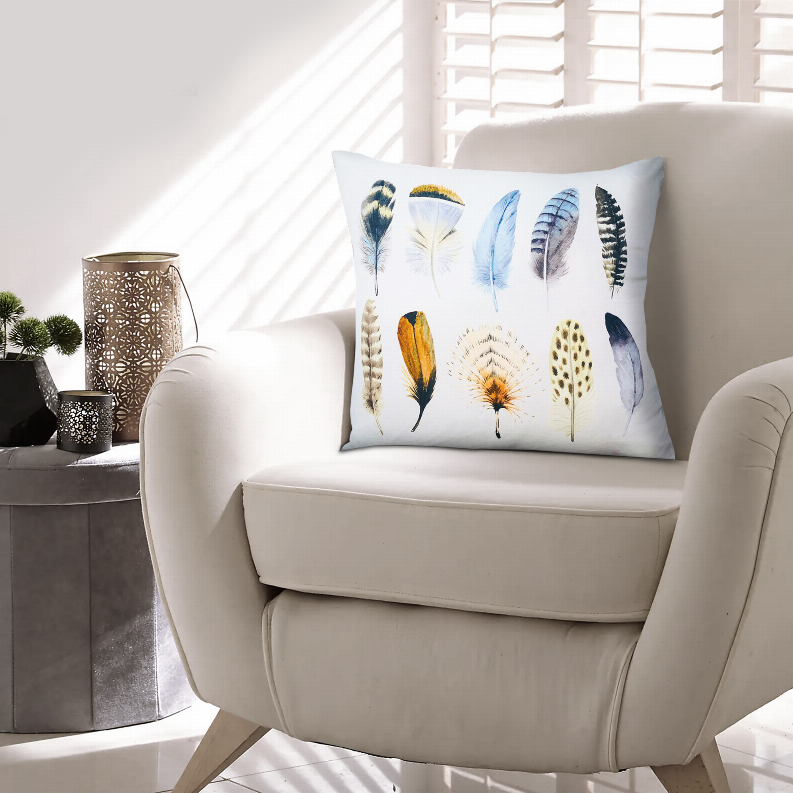 20 x 20 Modern Square Cotton Accent Throw Pillow, Classic Block Stripes, Black, White