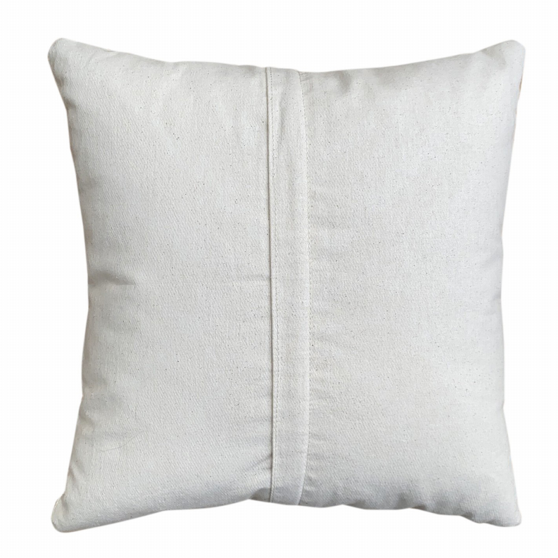 17 x 17 Inch 2 Piece Square Cotton Accent Throw Pillow Set, Leaf Embroidery, White, Green, Yellow
